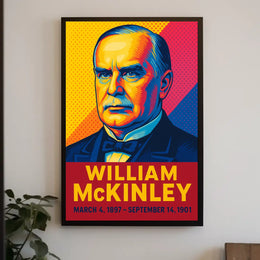 William McKinley Presidential Portrait Poster