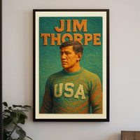 Jim Thorpe Tribute Poster