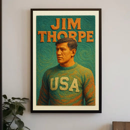 Jim Thorpe Tribute Poster