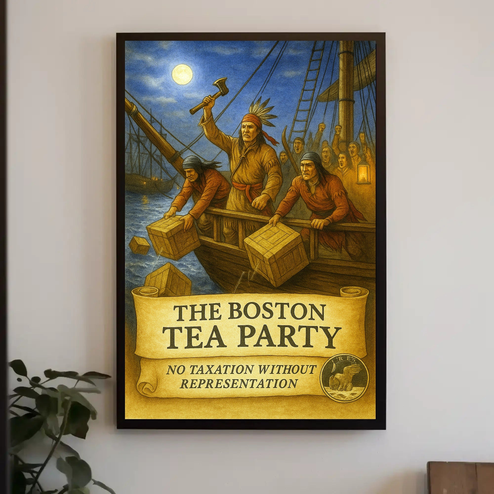 The Boston Tea Party Poster PosterGoat