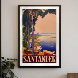 Santander Coastal Retreat Poster