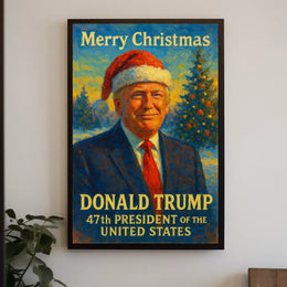 Christmas-Themed Presidential Holiday Poster
