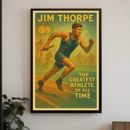 Jim Thorpe The Ultimate Athlete Jim Thorpe Poster