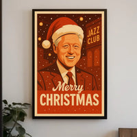 Merry Christmas at the Jazz Club Poster