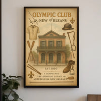 Olympic Club Of New Orleans Poster