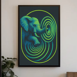 Echoing Elephant Poster