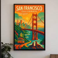 San Francisco Where Dreams Meet Poster