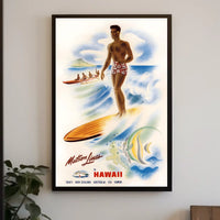 Tropical Adventure With Matson Lines Poster