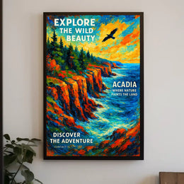 Explore the Wild Beauty of Acadia Poster