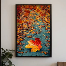 Autumns Pathway Poster