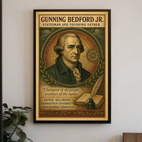 Gunning Bedford Jr. Statesman and Founding Father Poster