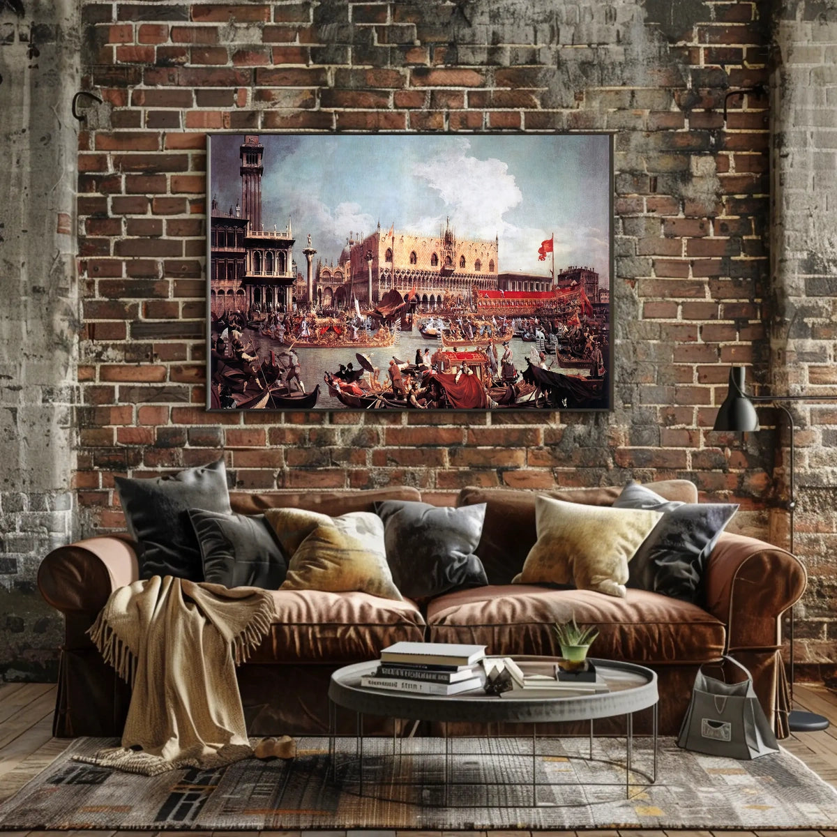 Venetian Festival: Opulent Gondolas in Cultural or Heritage Poster