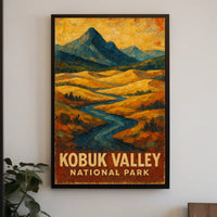 Kobuk Valley National Park Digital Painting Explorer Poster