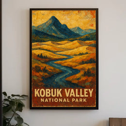 Kobuk Valley National Park Digital Painting Explorer Poster
