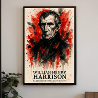 William Henry Harrison Historic 1841 Presidential Poster