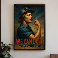 We Can Do It World War II Effort Poster