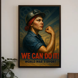 We Can Do It World War II Effort Poster