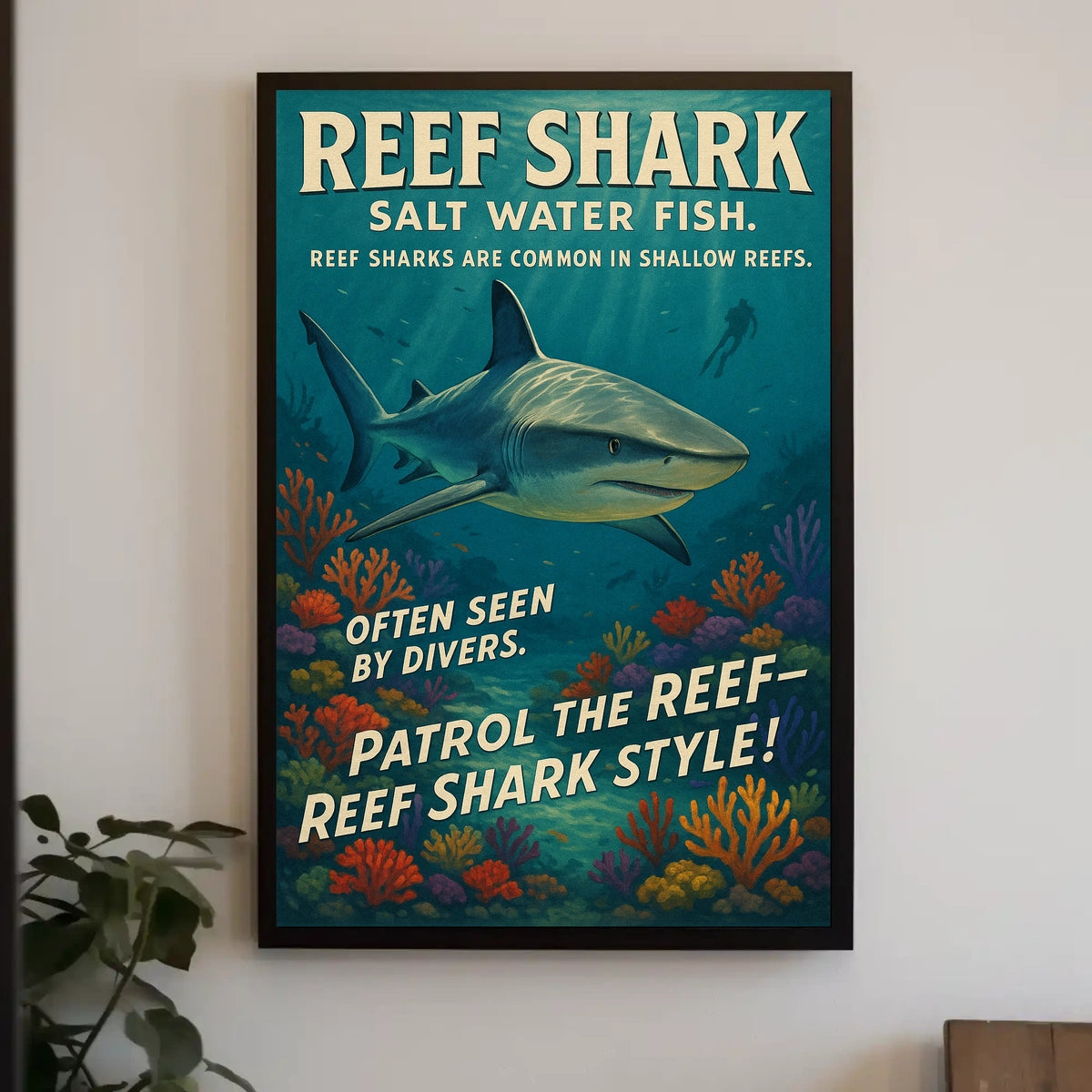 Reef Shark Guardians of the Shallow Reefs Poster