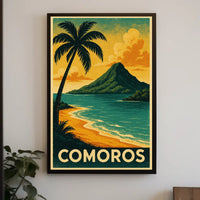 Comoros Tropical Paradise Poster