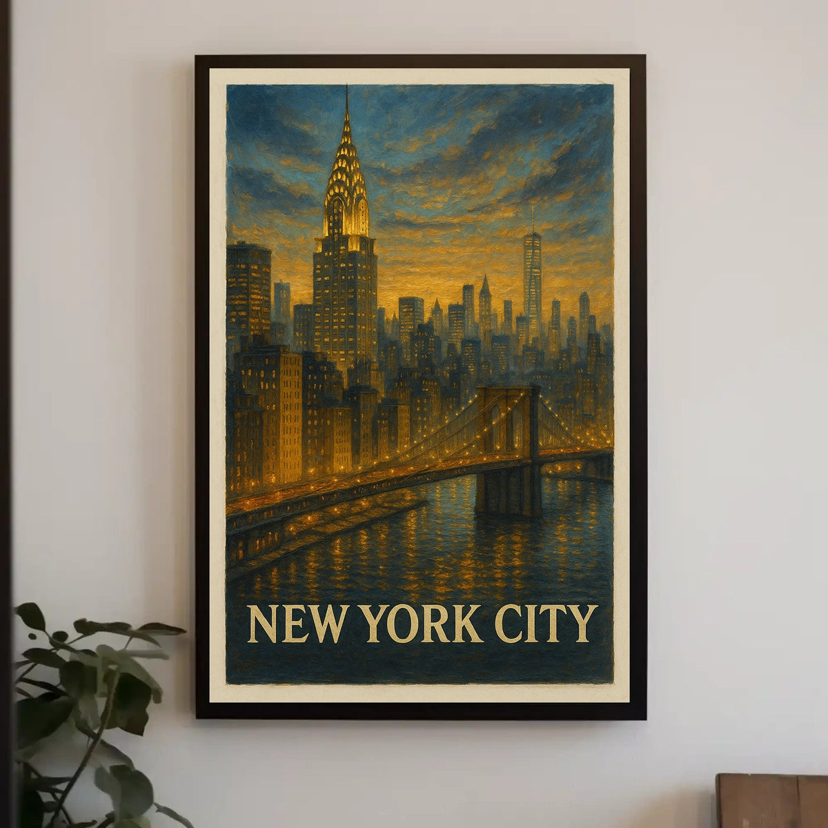 New York City Skyline Poster