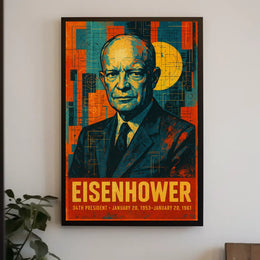 Dwight D. Eisenhower 34th President Poster