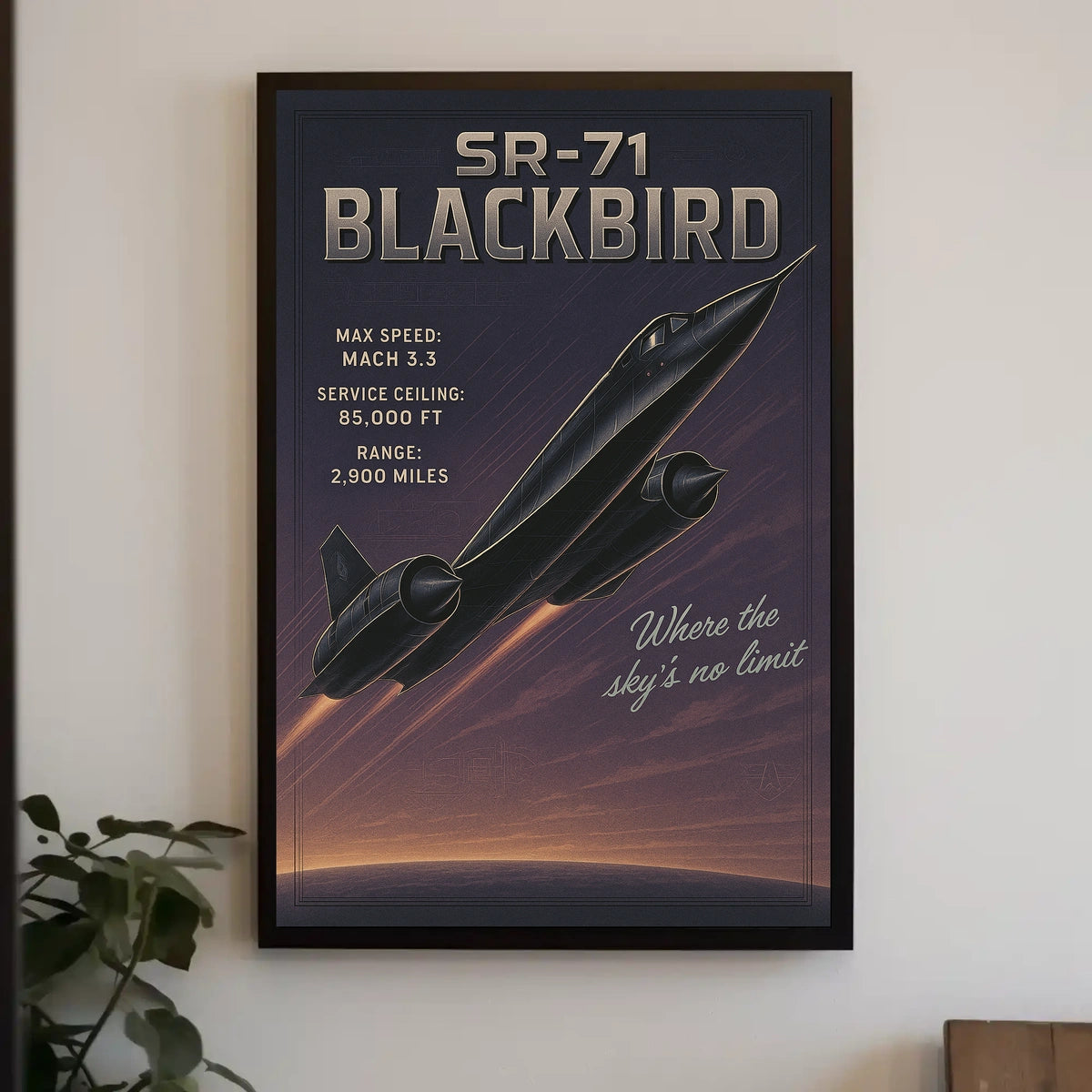 SR-71 Blackbird Poster