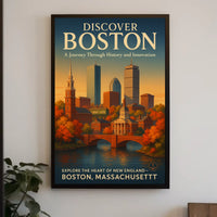 Discover Boston Poster