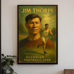 Legendary Athlete Tribute Poster