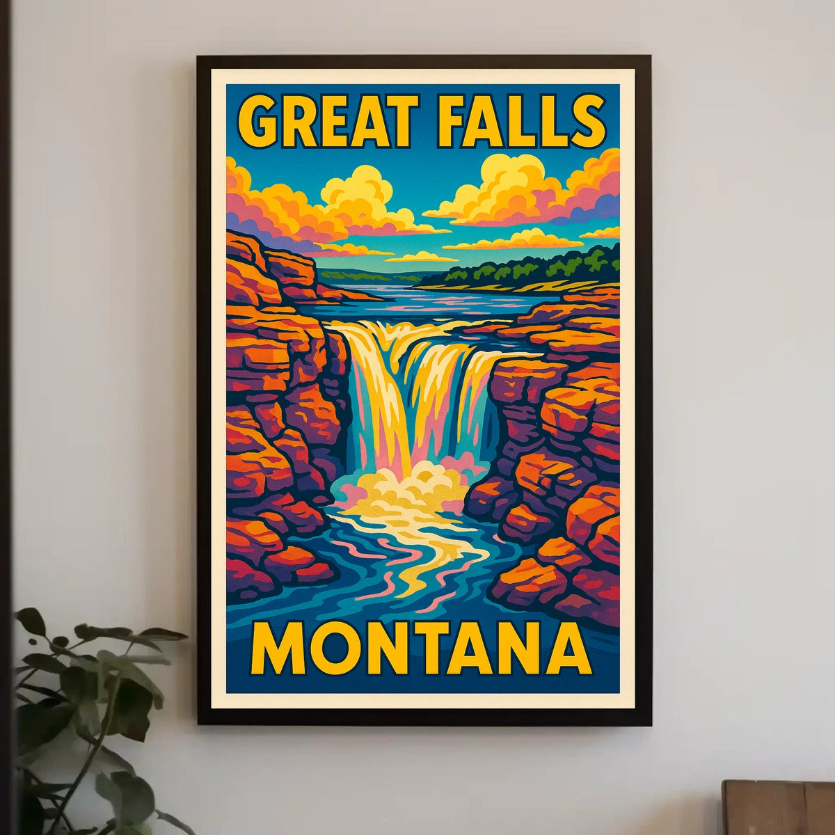 Great Falls, Montana Poster