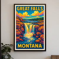 Great Falls, Montana Poster