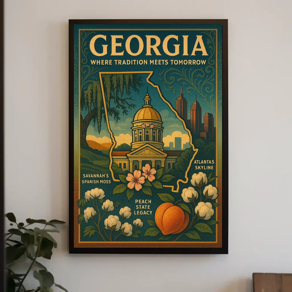Georgia Where Tradition Meets Tomorrow Poster