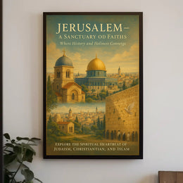 Jerusalem's Interfaith Harmony: A Cultural or Heritage Poster