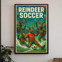 Reindeer Soccer Extravaganza Poster