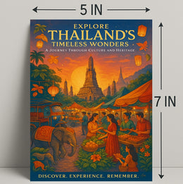 Thai Culture Adventure: Travel Poster