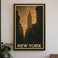 New York Cityscape Poster