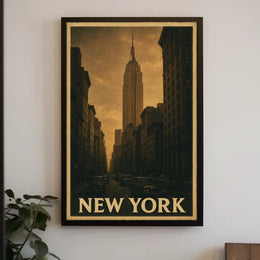 New York Cityscape Poster