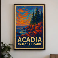 Acadia National Park Scenic Beauty Poster