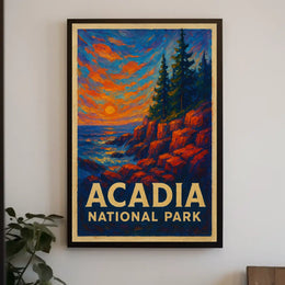 Acadia National Park Scenic Beauty Poster