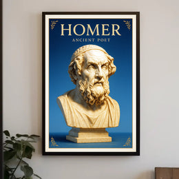 Homer Ancient Poet Poster PosterGoat