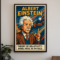 Albert Einstein Theory Of Relativity Poster