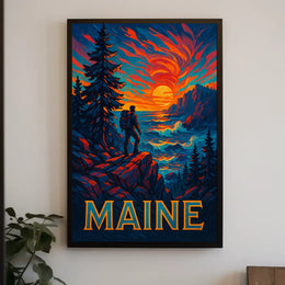 Maine Adventure Poster