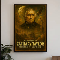 Zachary Taylor 12Th President Poster