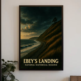 EbeyS Landing National Historical Poster