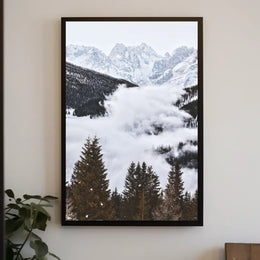 Breathtaking Mountain Landscape Photorealism National Park Poster