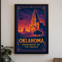 Oklahoma Heartbeat of the Prairie Poster