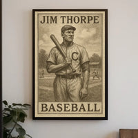 Vintage Baseball Celebration Art Poster
