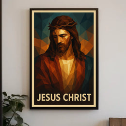 Jesus Christ Artistic Representation Poster
