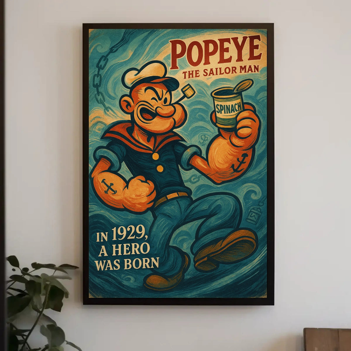 Popeye 1929 Art Poster POP-21