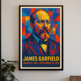 James Garfield 20th President Poster