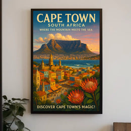 Discover Cape Towns Magic Poster